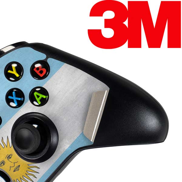 Argentina Flag Distressed Xbox One Controller Skin