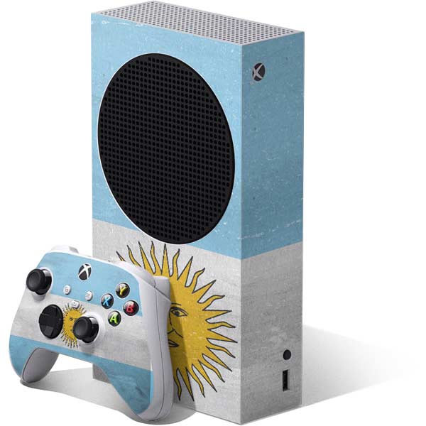 Argentina Flag Distressed Xbox Series S Skins