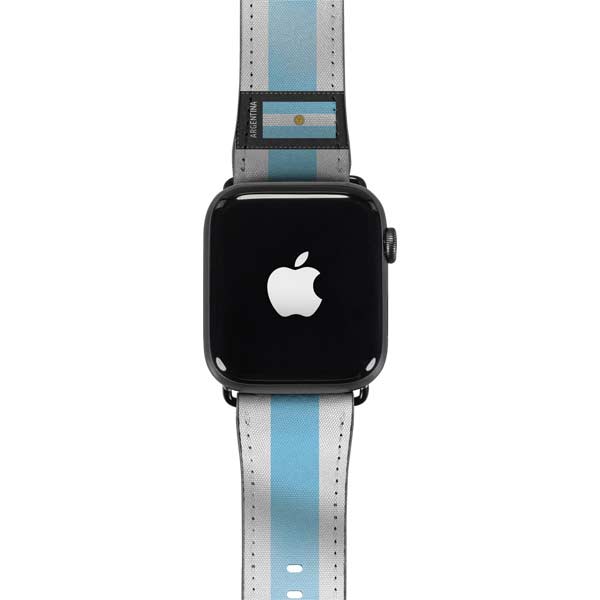 Argentina Soccer Flag Apple Watch Band 38-40mm