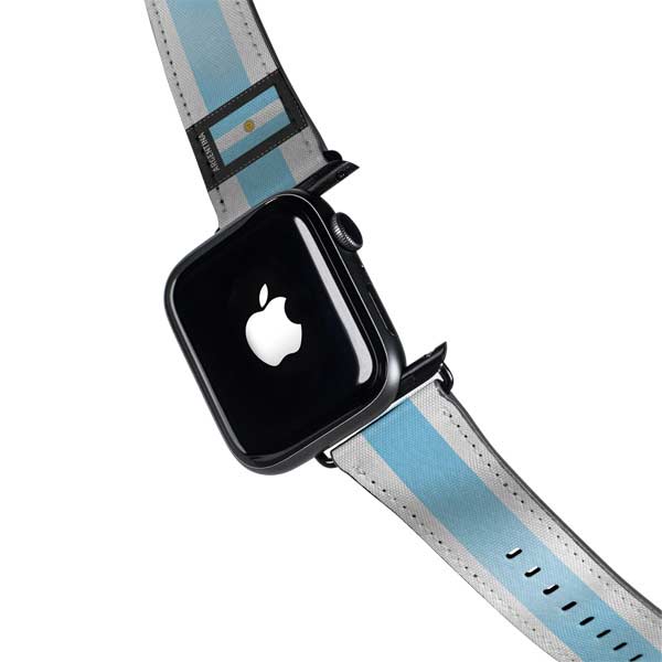 Argentina Soccer Flag Apple Watch Band 38-40mm