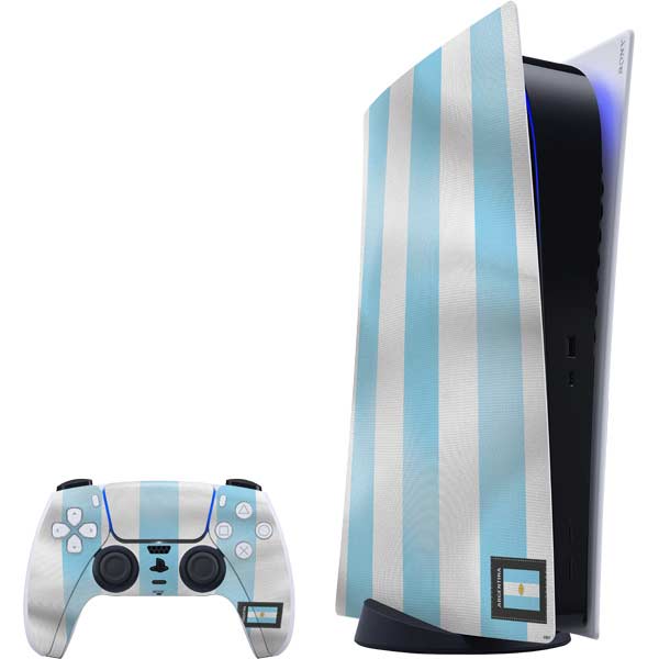 Argentina Soccer Flag PS5 Controller Skin