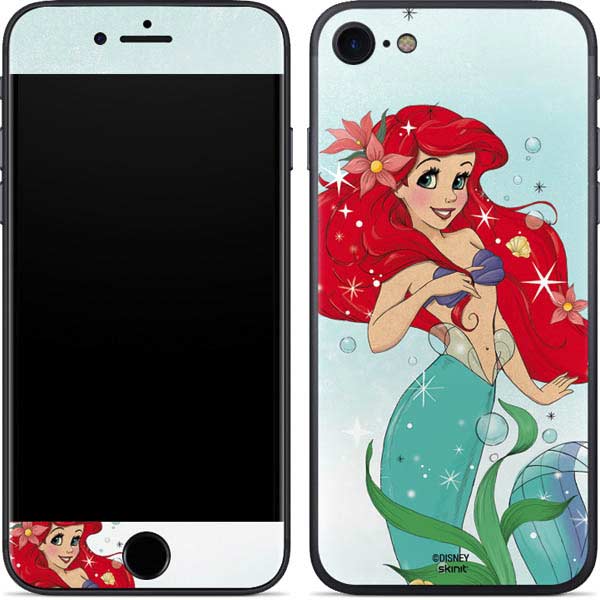 Disney The Little Mermaid Ariel Sparkles Art iPhone 8 Skin