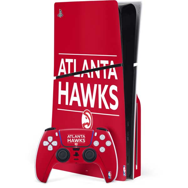 NBA Atlanta Hawks Standard - Red PS5 Slim Disk Bundle Skin