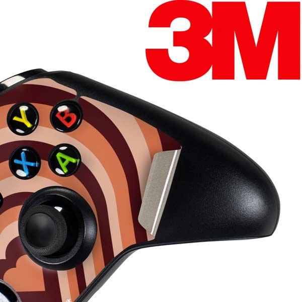 Autumn Heart Pattern Xbox One Controller Skin