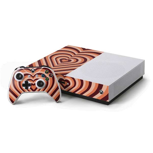 Autumn Heart Pattern Xbox One Skins