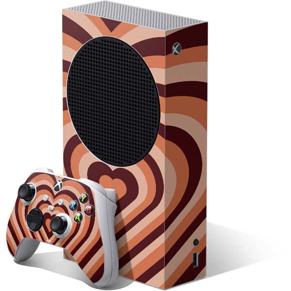 Autumn Heart Pattern Xbox Series S Skins