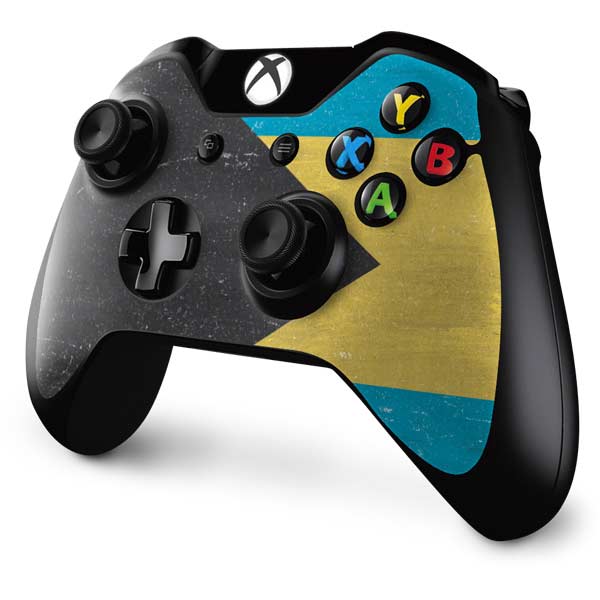 Bahamas Flag Distressed Xbox One Controller Skin
