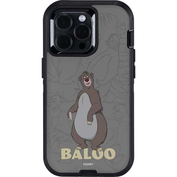 Disney Jungle Book Baloo Portrait Otterbox Defender iPhone Skin