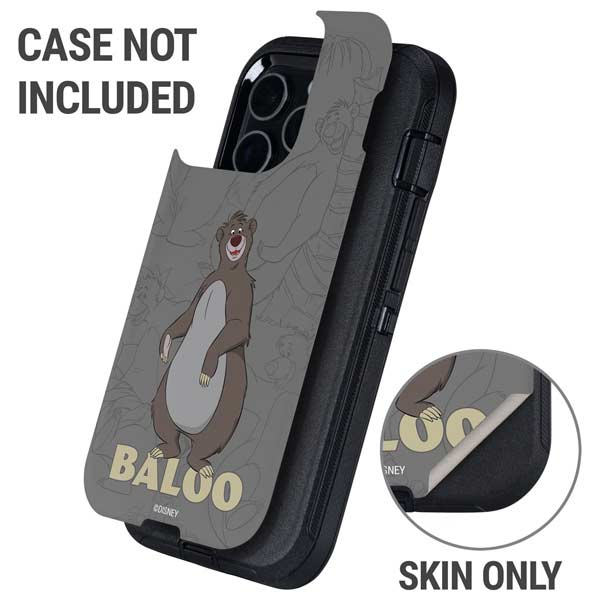 Disney Jungle Book Baloo Portrait Otterbox Defender iPhone Skin