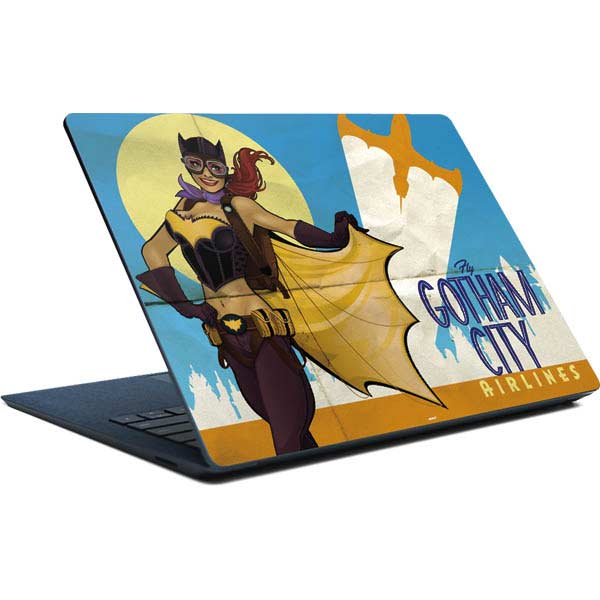 DC Comics Bombshells Batgirl- Fly Gotham City Airlines Surface Laptop Skin
