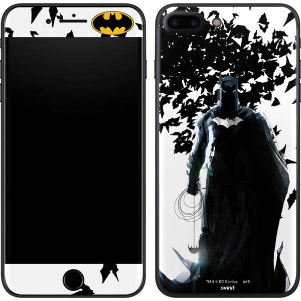 DC Comics Batman Holding batarang Art iPhone 8 Plus Skin