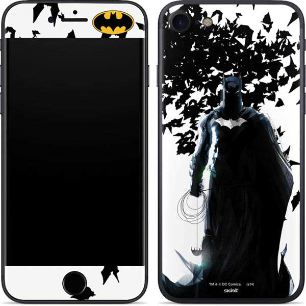 DC Comics Batman Holding batarang Art iPhone SE (2nd & 3rd Gen) Skin