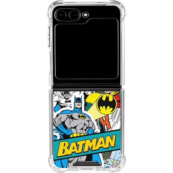 Batman Comic Book Galaxy Z Flip5 5G Clear Case | Skinit
