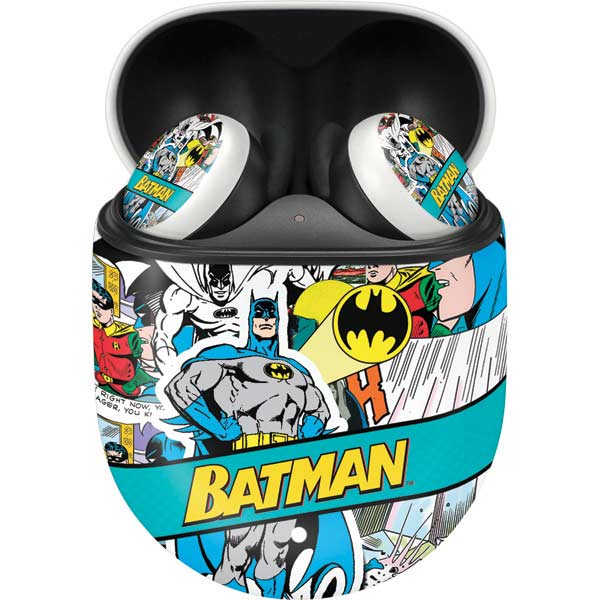 DC Comics Batman Vintage Pose Collage Art Google Pixel Buds Skin