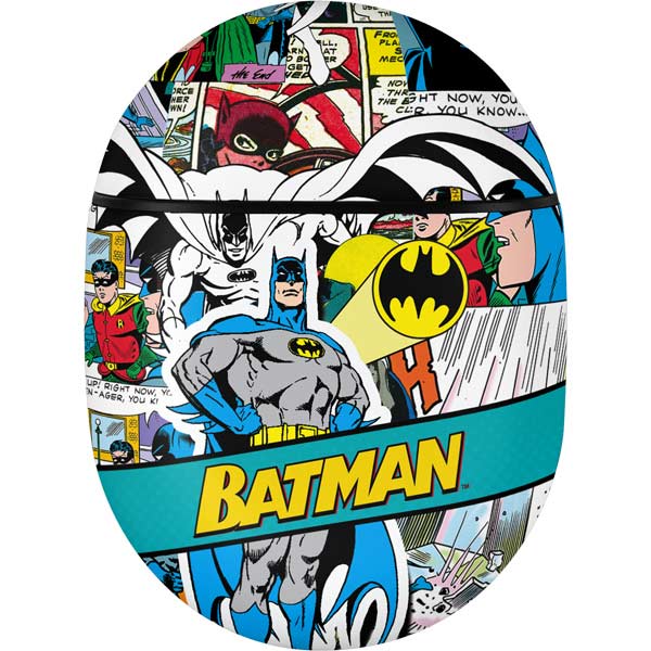 DC Comics Batman Vintage Pose Collage Art Google Pixel Buds Skin