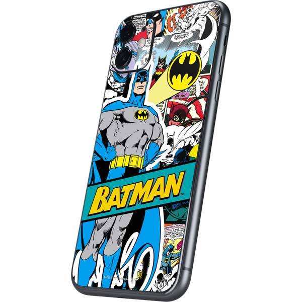 DC Comics Batman Vintage Pose Collage Art iPhone 11 Skin