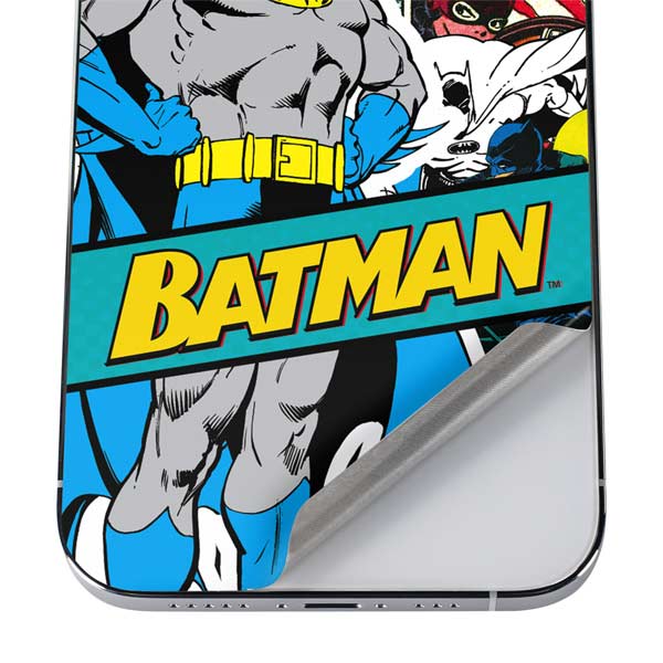 DC Comics Batman Vintage Pose Collage Art iPhone 12 Pro Max Skin
