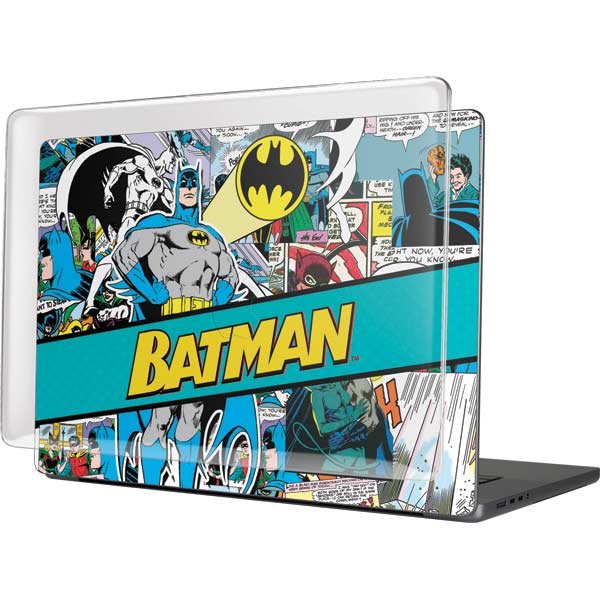 DC Comics Batman Vintage Pose Collage Art MacBook Pro 16in (2021-25) Case  plus Skin