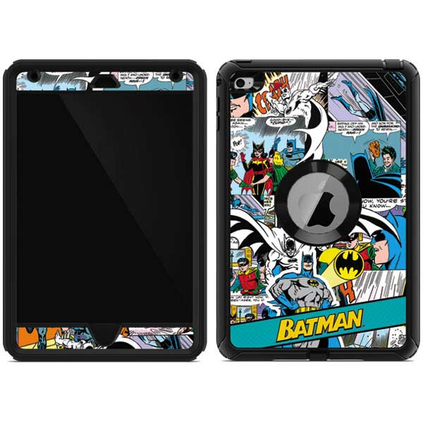 DC Comics Batman Vintage Pose Collage Art Otterbox Defender iPad Skin