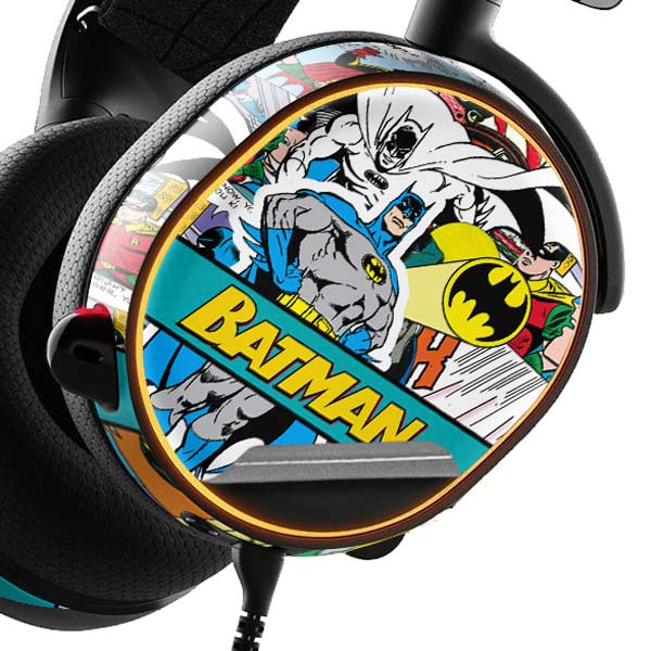 DC Comics Batman Vintage Pose Collage Art SteelSeries Arctis 5 Skin