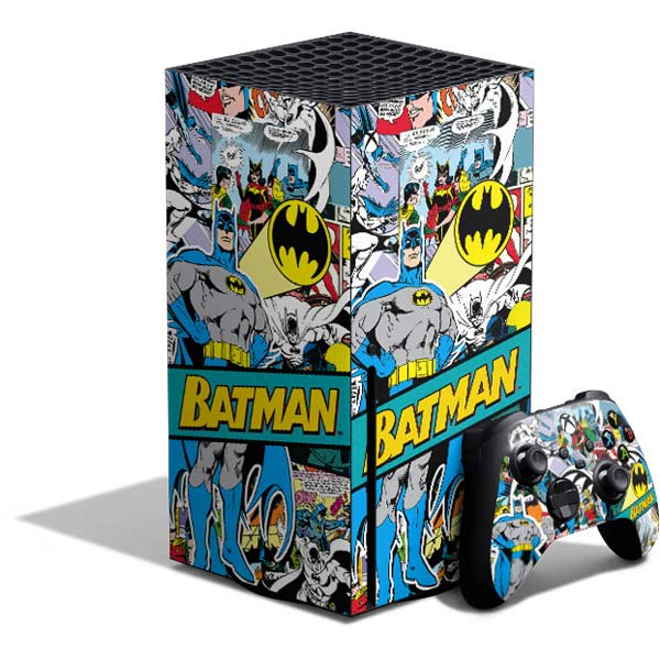 DC Comics Batman Vintage Pose Collage Art Xbox Series X Bundle Skin