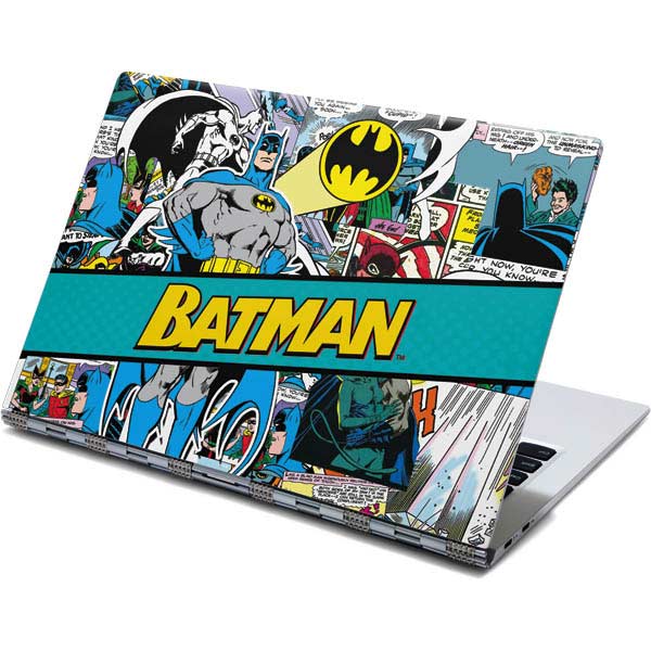 DC Comics Batman Vintage Pose Collage Art Yoga 910 2-in-1 14in Touch-Screen Skin
