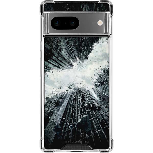 DC Comics Batman Dark Knight Rises Poster Google Pixel 8 Clear Case