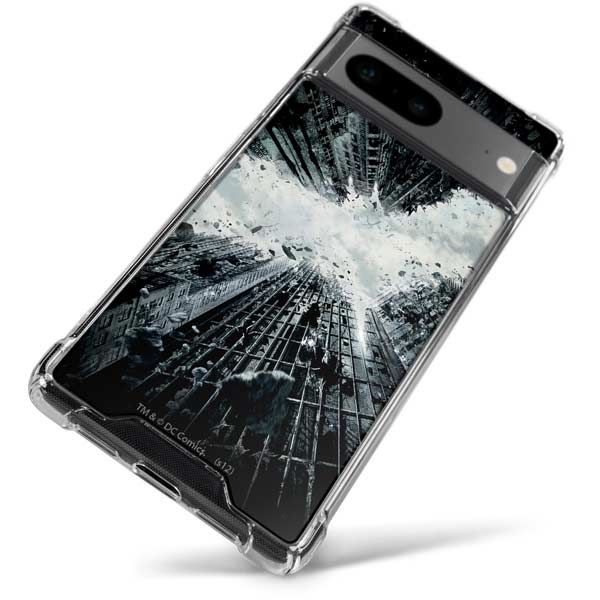 DC Comics Batman Dark Knight Rises Poster Google Pixel 8 Clear Case
