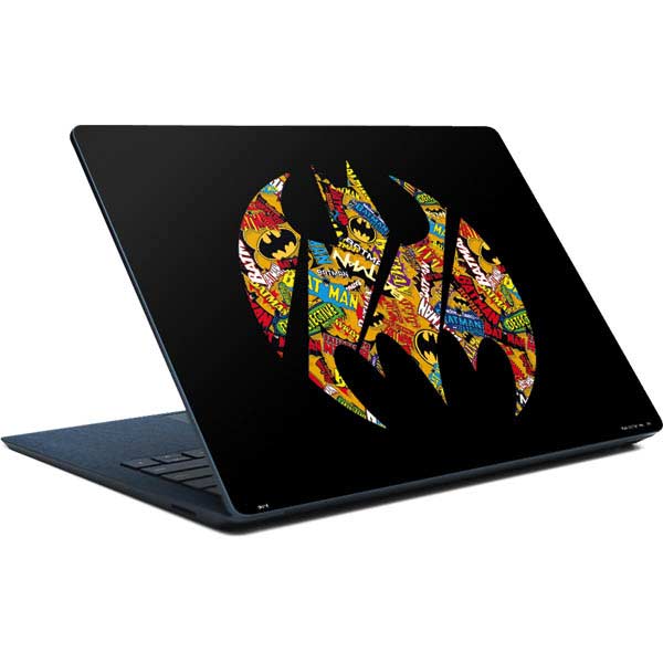 DC Comics Batman Silhouette Logo Vintage Pattern Surface Laptop Skin