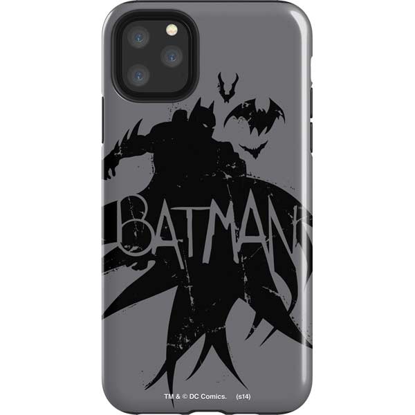 DC Comics Batman Silhouette Art iPhone 11 Pro Max Impact Case