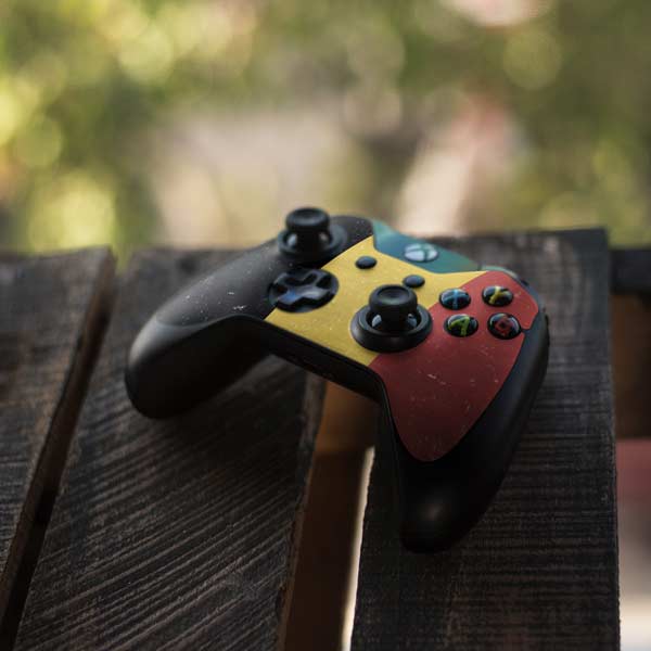 Belgium Flag Distressed Xbox One Controller Skin