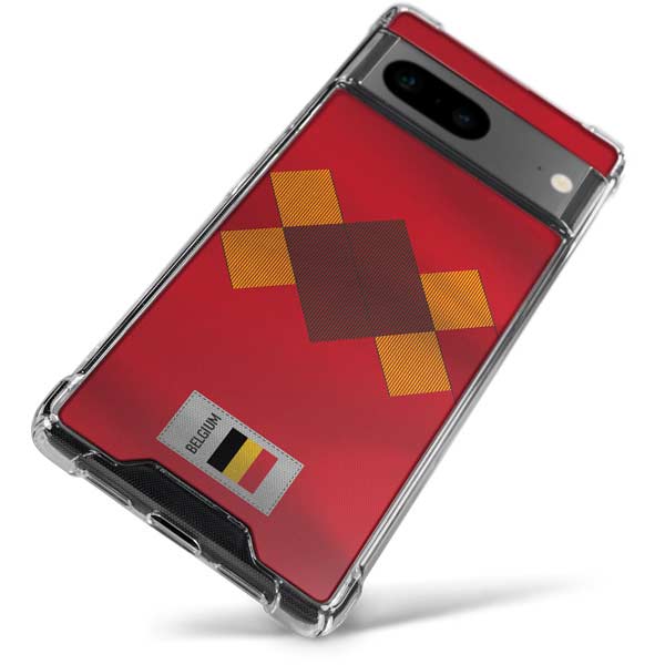 Belgium Soccer Flag Google Pixel 8 Clear Case