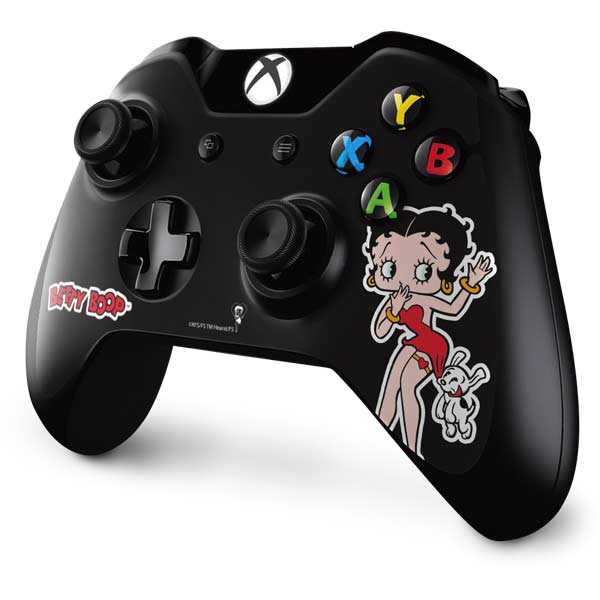 Betty Boop With Puppy Xbox One Controller Skin