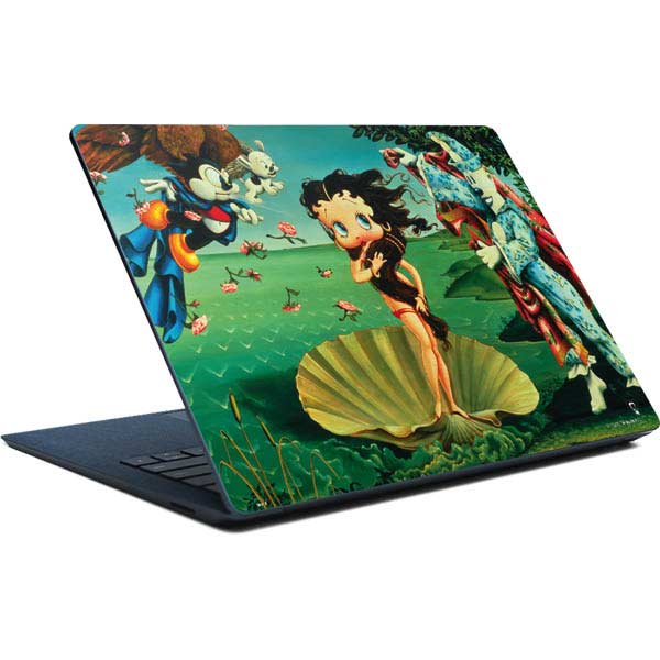 Betty Boop At Sea Surface Laptop Skin