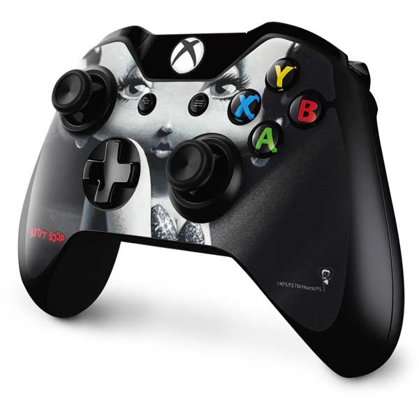 Betty Boop Black and White Xbox One Controller Skin