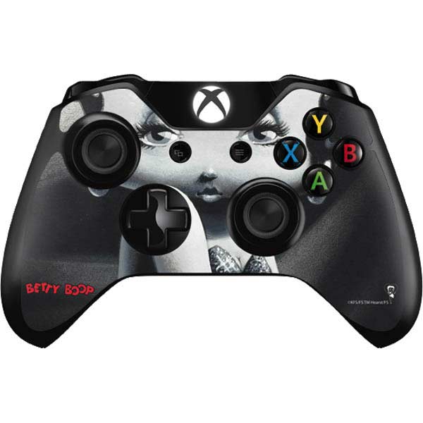Betty Boop Black and White Xbox One Controller Skin