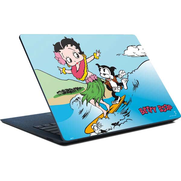 Betty Boop Surfing Surface Laptop Skin