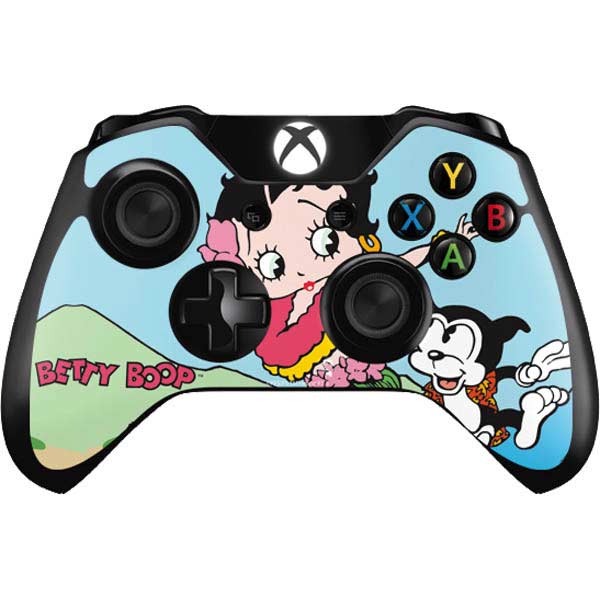 Betty Boop Surfing Xbox One Controller Skin