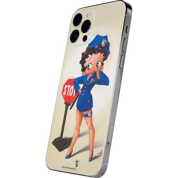 Betty Boop the Police Officer Apple iPhone Skin | Wraps - Skinit