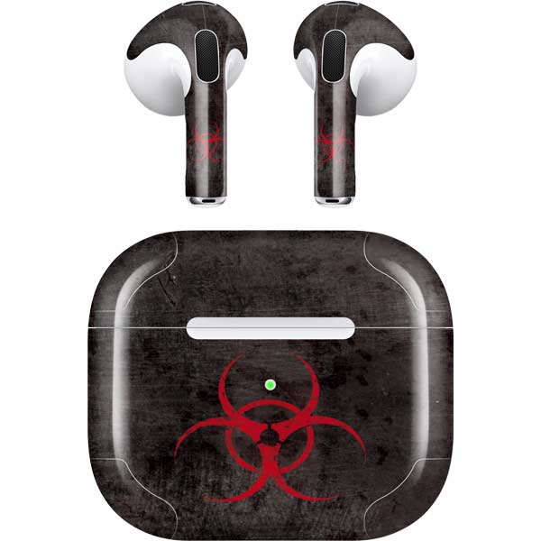 Biohazard Red Apple AirPods (3rd Gen 2021) Skin
