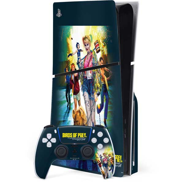 DC Comics Birds of Prey PS5 Slim Disk Bundle Skin