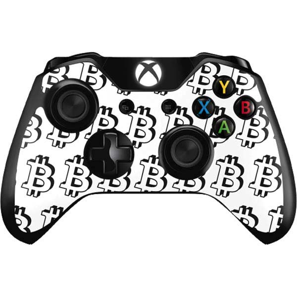 Bitcoin Pattern Xbox One Controller Skin