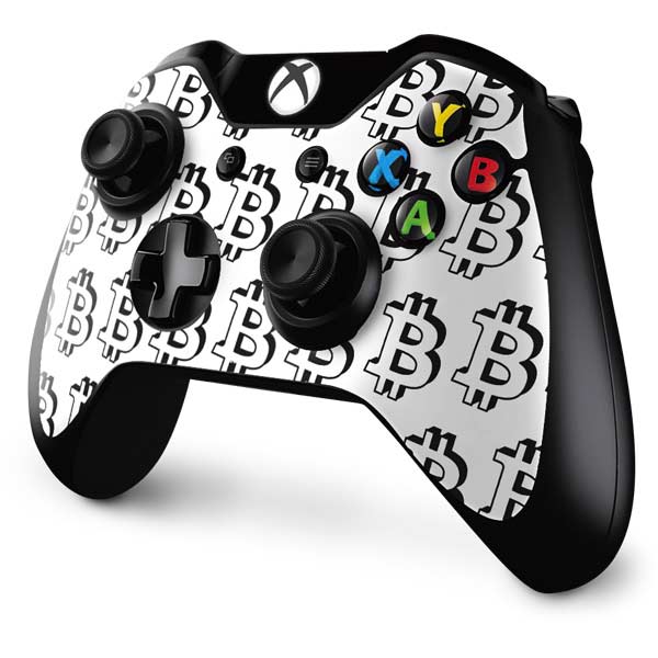 Bitcoin Pattern Xbox One Controller Skin