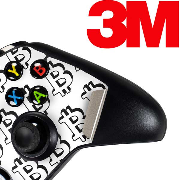 Bitcoin Pattern Xbox One Controller Skin