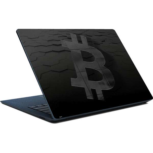 Bitcoin Textured Logo Surface Laptop Skin