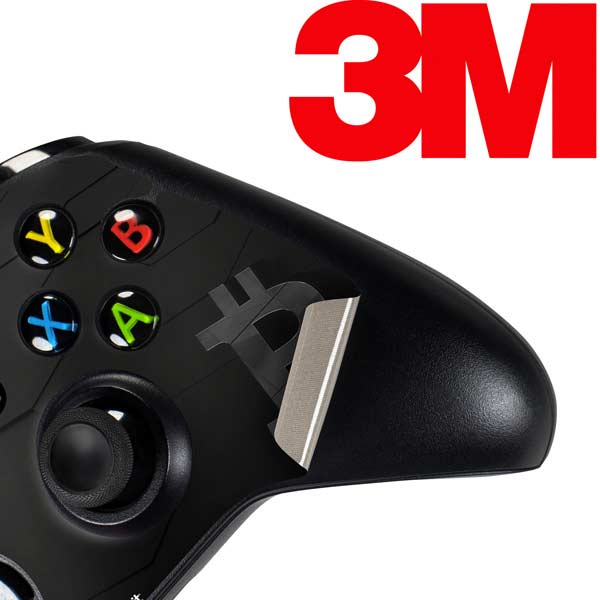 Bitcoin Textured Logo Xbox One Controller Skin