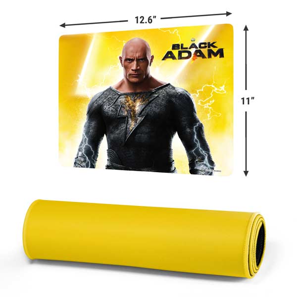 DC Comics Black Adam Movie Charcater Poster Gaming Mouse Pad
