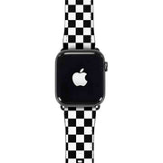 Black and White Checkered Apple Watch Band 38-40mm