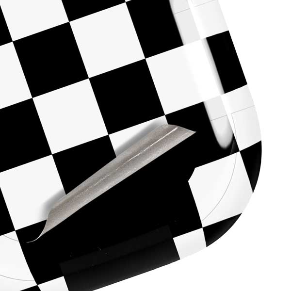 Black and White Checkered Galaxy Buds Live Skin