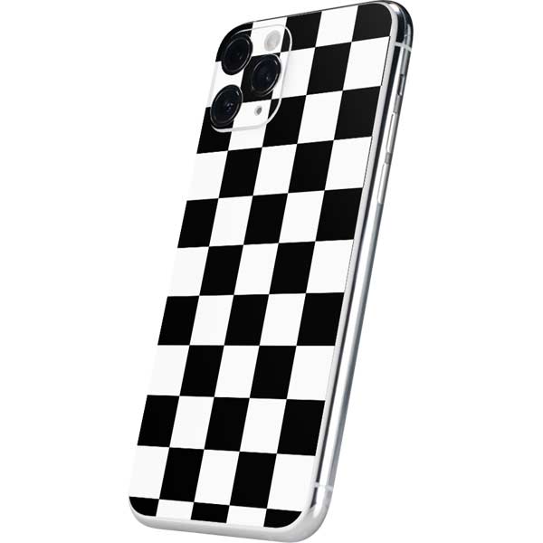 Black and White Checkered iPhone 11 Pro Skin